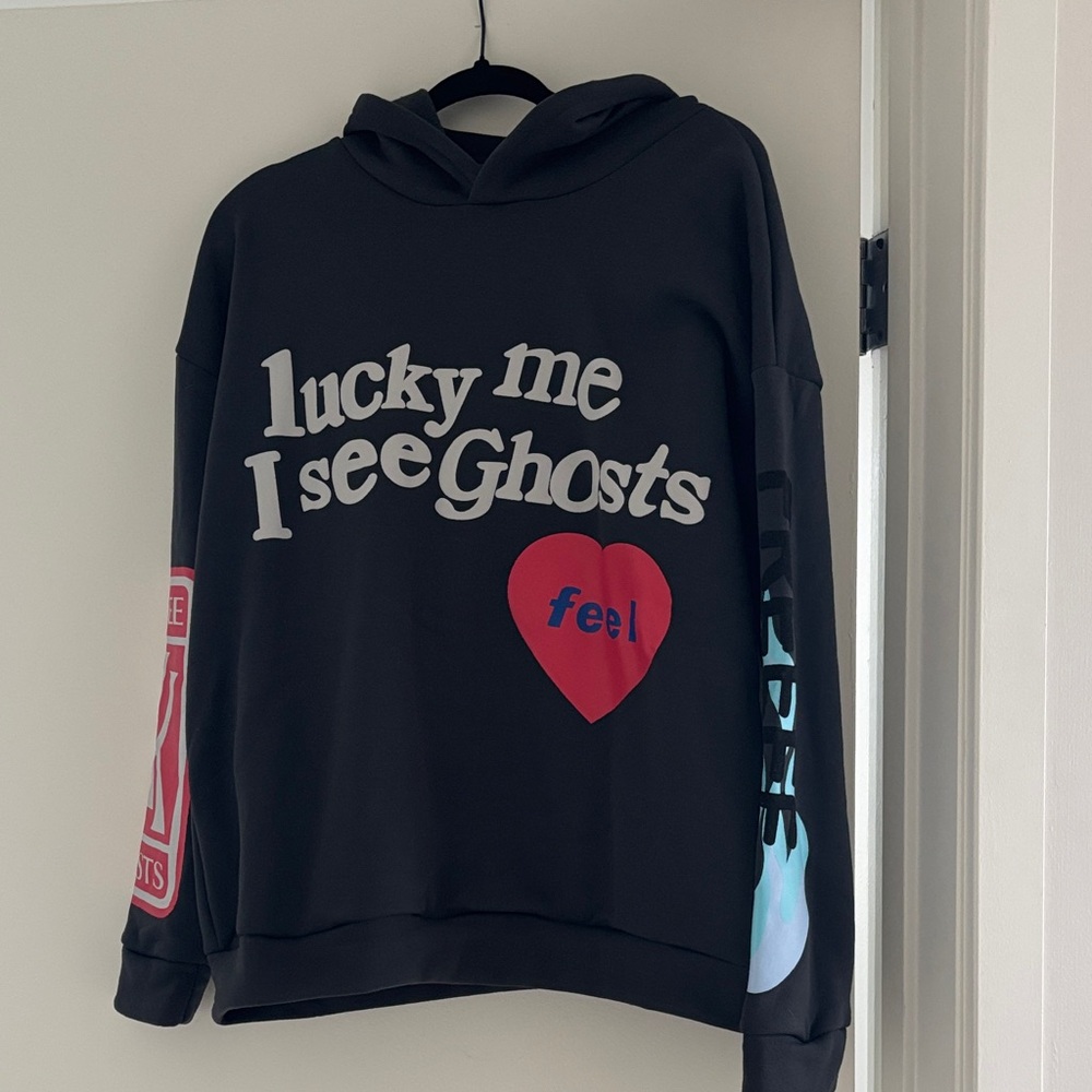 Dark Grey Graphic Hoodie